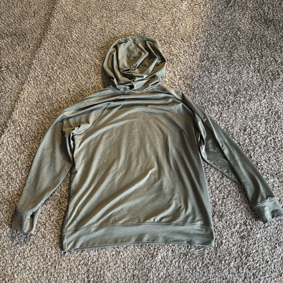 Vuori Women’s Small Halo Oversized Hoodie Dark Metal Heather Dreamknit - Picture 2 of 8